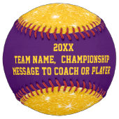 Gold and Purple Softball, Team PICTURE SOFTBALL ソフトボール (裏面)