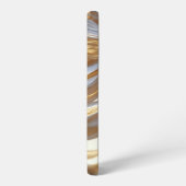 Gold and Silver Liquid Metal – Luxury Abstract Samsung Galaxyケース (左側面)