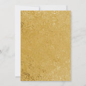 Gold and White Script Iftar Party Invitation 招待状 (裏面)