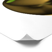 Gold Apple Golden Fruit Poster ポスター (角)