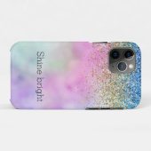 Gold Aqua Glitter Purple Sparkle        Case-Mate iPhoneケース (裏面(横))