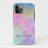 Gold Aqua Glitter Purple Sparkle        Case-Mate iPhoneケース (裏面)