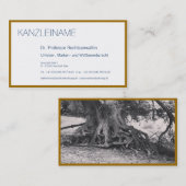 Gold arround 名刺 (正面/裏面)