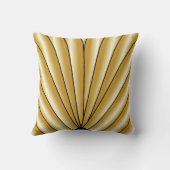 Gold Art Deco Design クッション (裏面)
