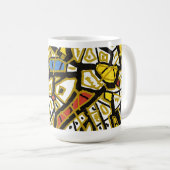 "GOLD" artistic mug collectible コーヒーマグカップ (正面右)