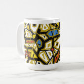 "GOLD" artistic mug collectible コーヒーマグカップ (正面左)