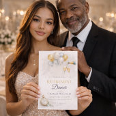 Gold Balloon Retirement Invitation 招待状