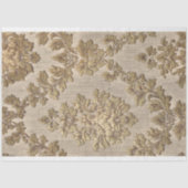  Gold Baroque Damask Pattern Decoupage Paper 薄葉紙 (正面)