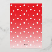 Gold Baubles 3 Photos Collage Merry Christmas  箔シーズンカード (裏面)