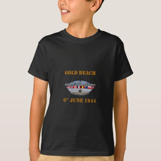 Gold Beach 6th June 1944 Tシャツ (正面)