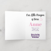 Gold birth girl card pixel art.  箔シーズンカード (内側レイダウン)