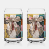 Gold Bow Soda Glass ガラス缶 (正面)