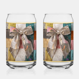 Gold Bow Soda Glass ガラス缶