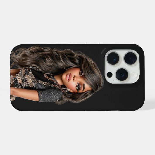 Gold Buckle Editorial Phone Case iPhoneケース (裏面横)