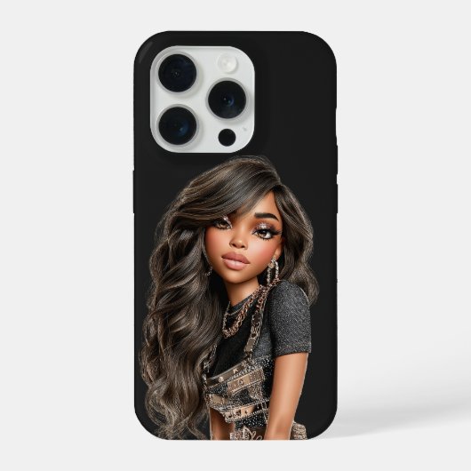 Gold Buckle Editorial Phone Case iPhoneケース (裏面)