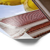 Gold Buddha in Thailand フォトプリント (角)