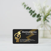 Gold Bulb Home Lightning Powered 名刺 (スタンド正面)