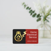 Gold Bulb Home Powered By Lightning 名刺 (スタンド正面)