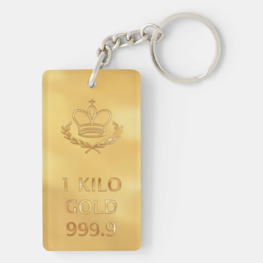 Gold Bullion Bar キーホルダー (裏面)