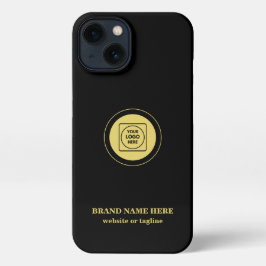 Gold Business Logo Text Professional iphone case 13ケース