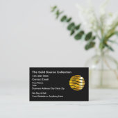 Gold Buying And Selling Source Business Cards 名刺 (スタンド正面)