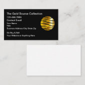 Gold Buying And Selling Source Business Cards 名刺 (正面/裏面)