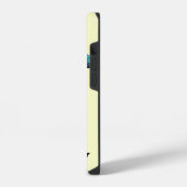 GOLD CADUCEUS MONOGRAM,ホワイト iPhoneケース (左側面)