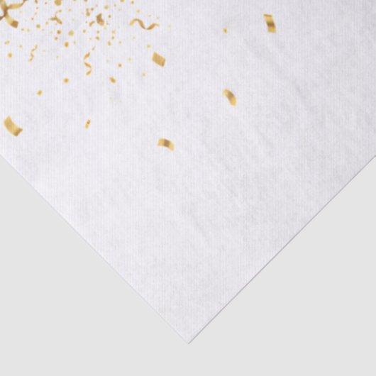  Gold Champagne Cheers New Year 薄葉紙 (詳細)