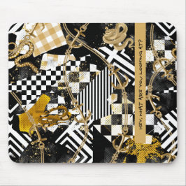 Gold chess skulls - Hey what are you looking at マウスパッド