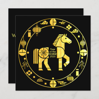 Gold Chinese new year 2026 シーズンカード