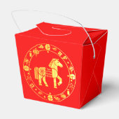 Gold Chinese new year 2026 フェイバーボックス (裏面サイド)