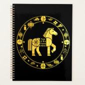 Gold Chinese new year 2026 プランナー手帳 (正面)