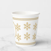 Gold Christmas Party 紙コップ (裏面)