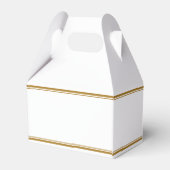 Gold Class of 2026 Custom Graduation Party フェイバーボックス (裏面サイド)