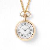 Gold Classic Luxury Watch with Roman Numerals 腕時計 (正面)