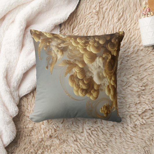 Gold Clouds クッション (ブランケット)