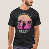 Gold Coast Australia Palms Drop Pull Kick Surfing  Tシャツ (正面)