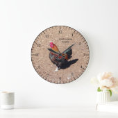 Gold Cockerel Rooster clock ラージ壁時計 (ホーム)