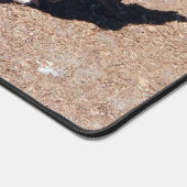 Gold Cockerel Rooster desk mat デスクマット (コーナー)