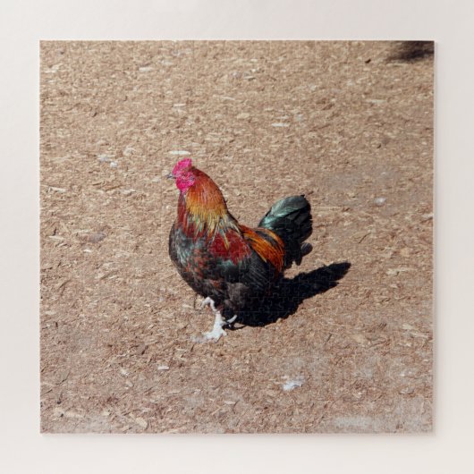 Gold Cockerel Rooster jigsaw puzzle ジグソーパズル (横)