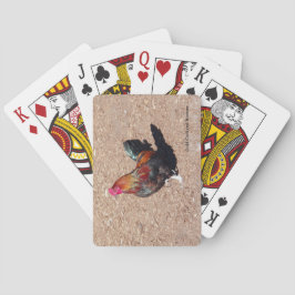 Gold Cockerel Rooster playing cards トランプ