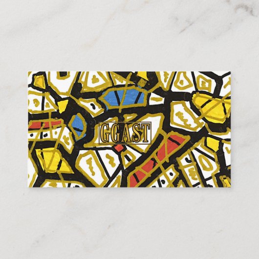 GOLD Collection - GGAST - Business Card 名刺 (裏面)