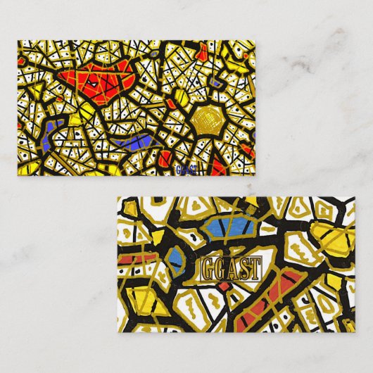 GOLD Collection - GGAST - Business Card 名刺 (正面/裏面)