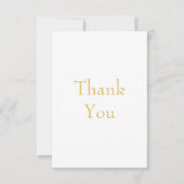 Gold Color Professional Custom サンキューカード (正面)