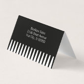 Gold Comb | Hair Stylist | QR Code 名刺 (裏面)