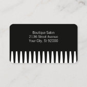 Gold Comb | Hair Stylist | QR Code 名刺 (裏面)