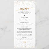 Gold Confetti Anniversary Menu - GAC29 メニュー (正面)