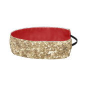 Gold Confetti Glitter アスレチックヘッドバンド (右)