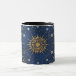 Gold Constellation Astrology Coffee Cup マグカップ