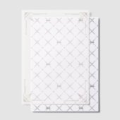 Gold Corners Wedding  ベラム紙招待状 (オフセット (招待状))